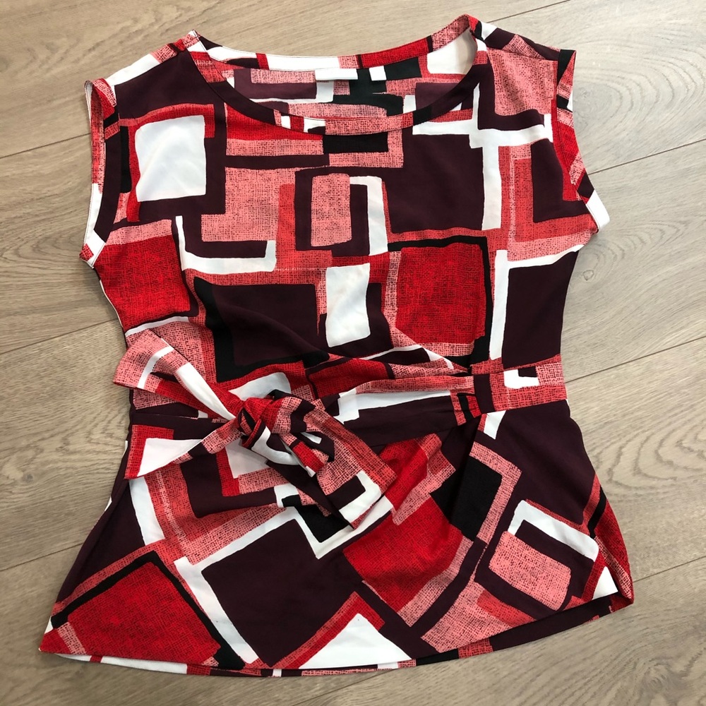 New York & Company Belted Top L